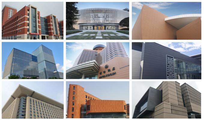 Clay Building Lightweight Exterior Wall Panels Eco - Friendly For Curtain Wall