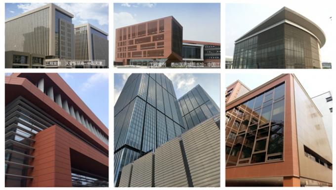 Clay Building Lightweight Exterior Wall Panels Eco - Friendly For Curtain Wall