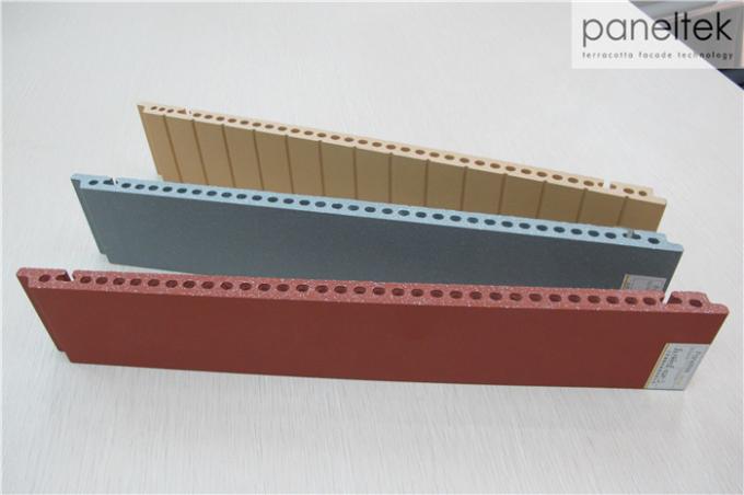 Customized - Shape Terracotta Panels No Radiation For Outdoor Wall Cladding