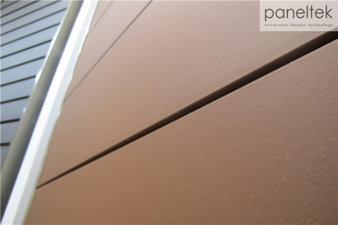 High Strength Terracotta Facade Panels No Radiation With Fire - Resistance