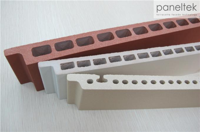 Easy Installation Terracotta Ventilated Facade System With Grooved Surface