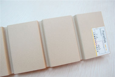 China Rainscreen Facade Terracotta Wall Tiles Beige Ceramic Panels With UV Resistance factory