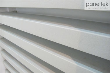 China Ceramic Baguettes Sun Shading Louvers 50 * 100mm With Hollow Structure factory