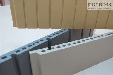 China Textured / Lined Ceramic Wall Cladding Tiles , External Wall Insulation Cladding factory