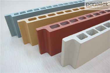 Terracotta Panel Rainscreen Facade Systems 30mm Thickness With Cold Resistance