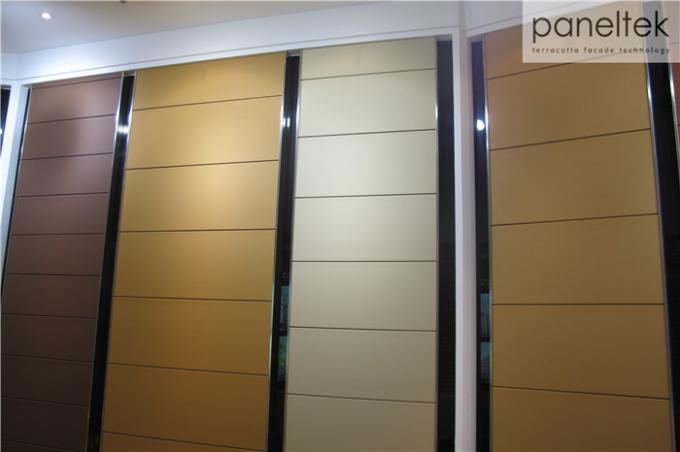 Colorful Building Wall Panels Frost Resistance For Terracotta Rainscreen System
